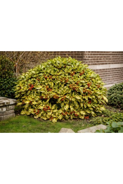 Aucuba japonica Кротоніфолія опис